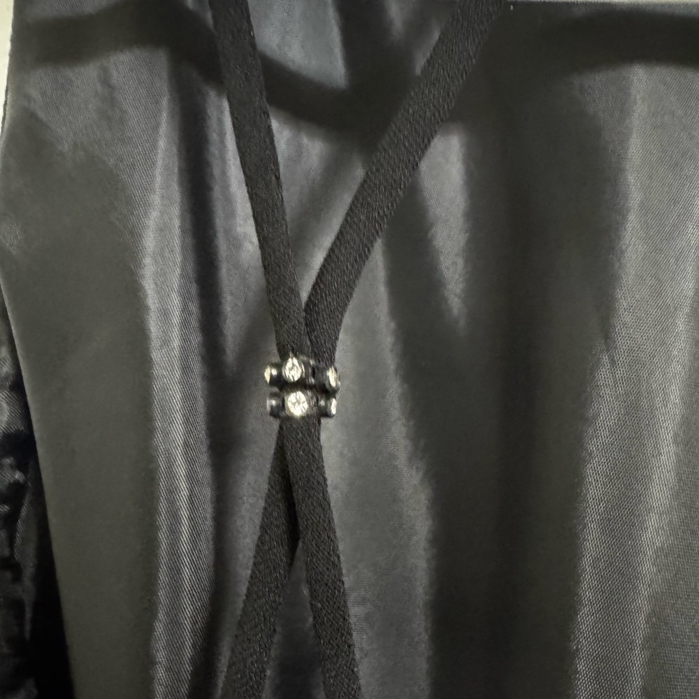 Vintage Evan Picone  Elegant Black Maxi Dress - Picture 5 of 8